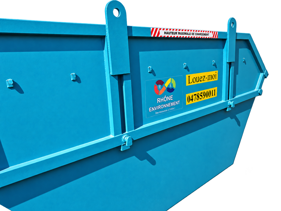 Multibenne grutable de 10 m³ pour les chantiers