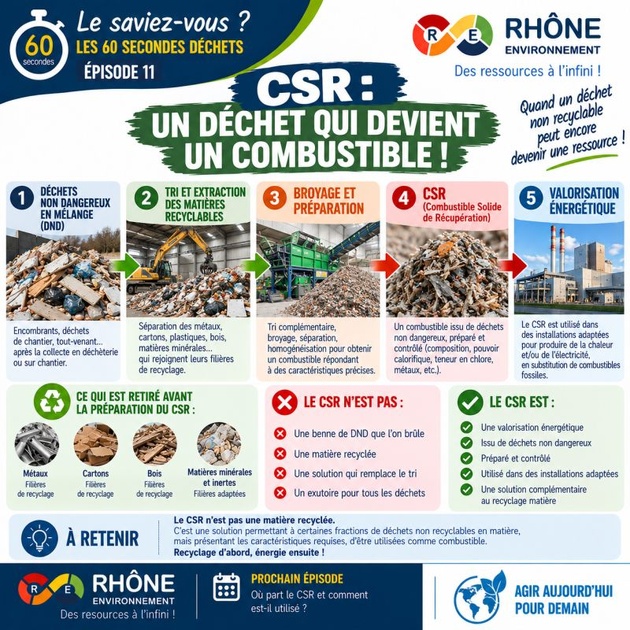 CSR : comment un déchet non recyclable peut-il devenir une ressource énergétique ? CSR : comment un déchet non recyclable peut-il devenir une ressource énergétique ?