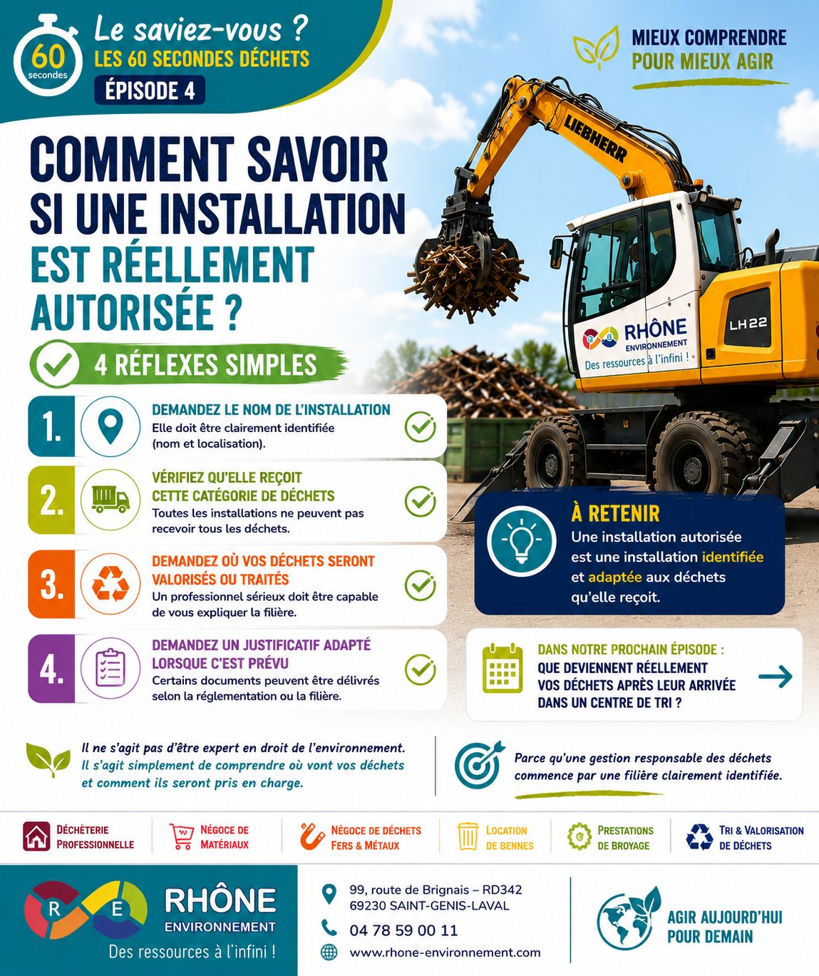 Déchets : comment vérifier que l’installation de destination est adaptée ?