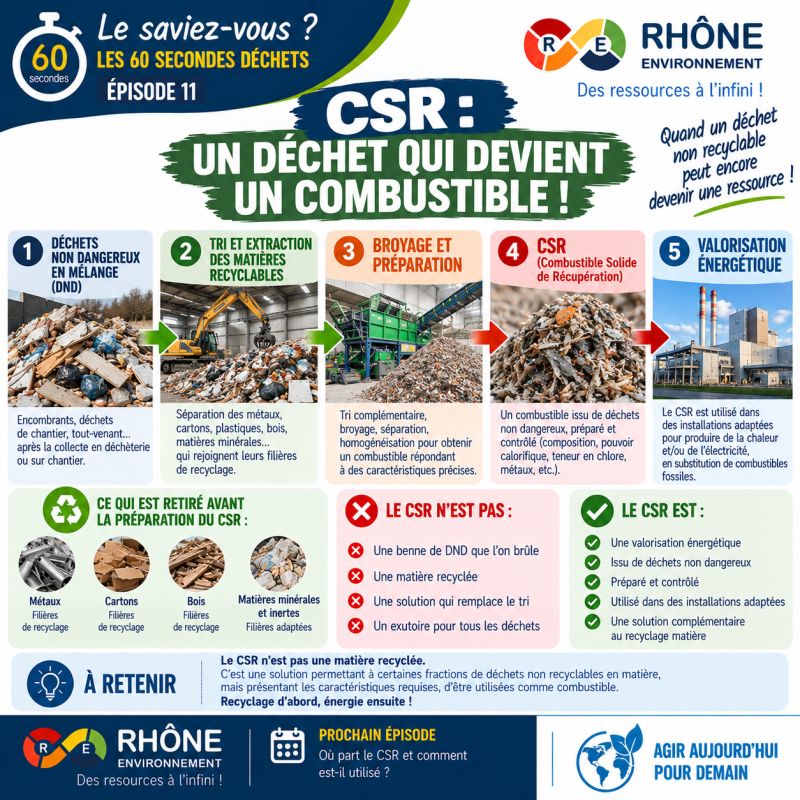 CSR : comment un déchet non recyclable peut-il devenir une ressource énergétique ?