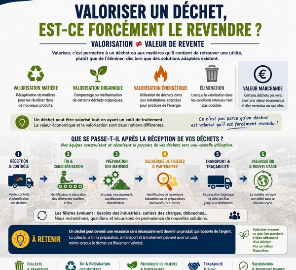 Valoriser un déchet, est-ce forcément le revendre ?